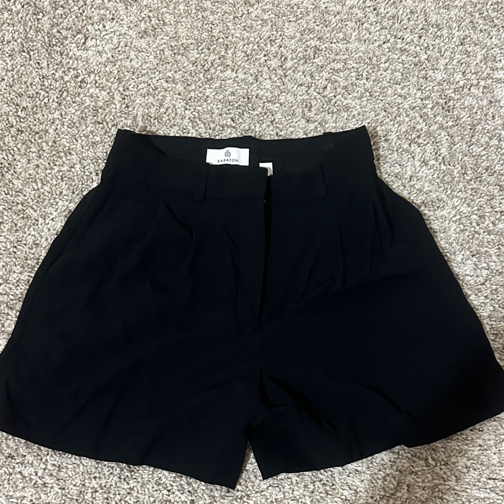 Babaton High Waist Black Shorts